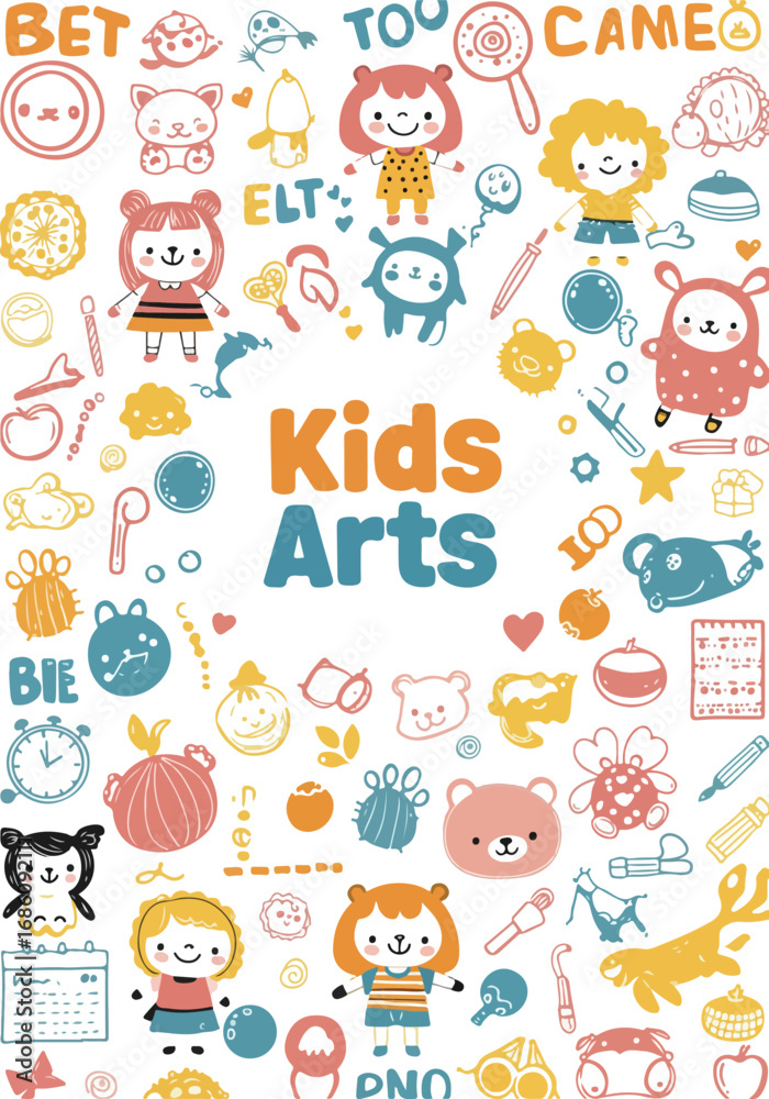 Fototapeta premium ~temp_image_Kids_Arts_background_seed807723_1756352153654_1