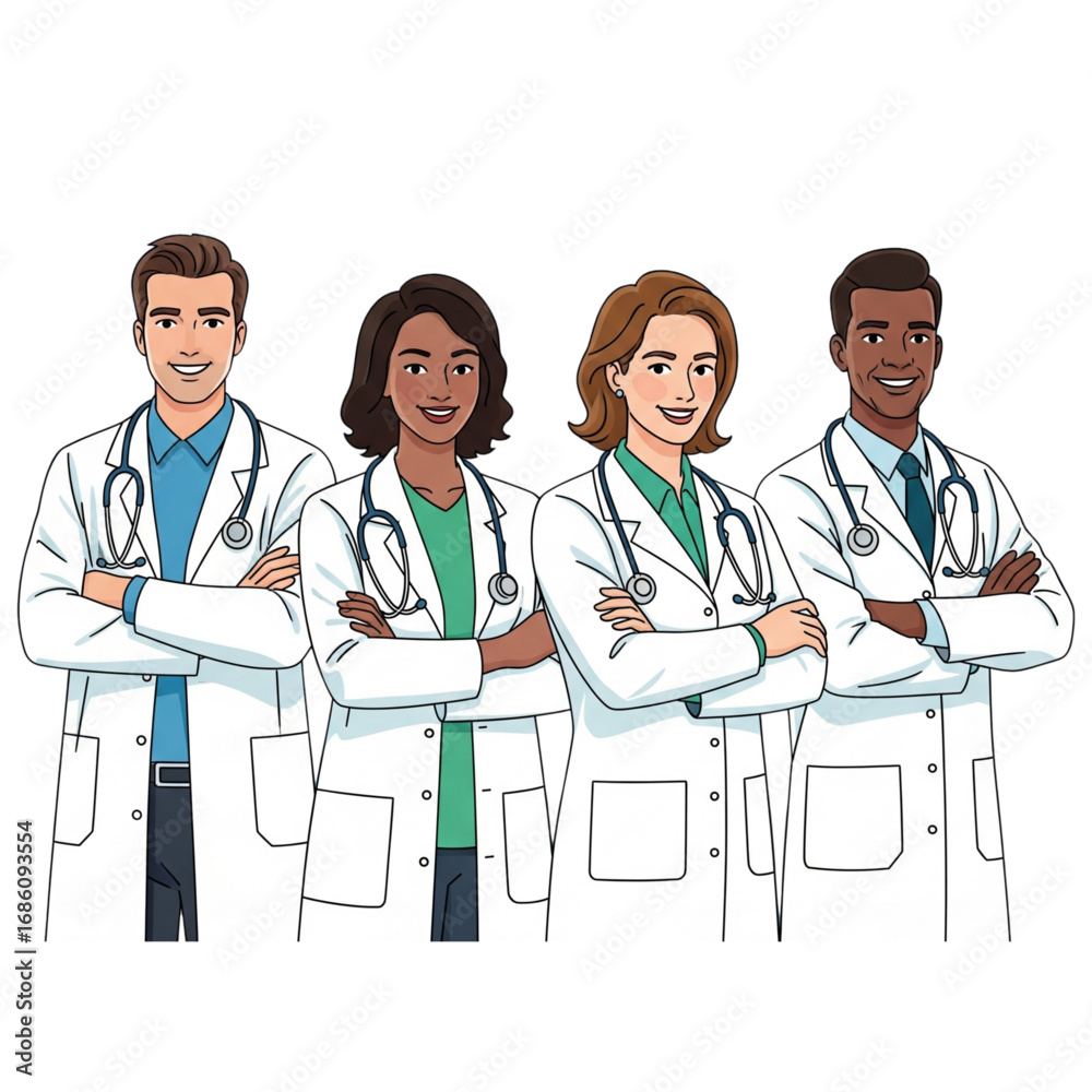 Fototapeta premium team of doctors
