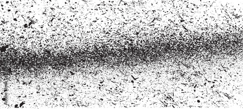 Abstract surface dust and rough dirty wall background concept. Worn, torn, weathered effect. Vector illustration old black grunge texture  black and white urban vector texture. design brush strokes. 