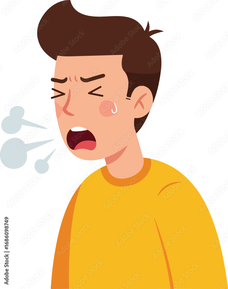Fototapeta premium image_Cartoon_man_coughing_seed359357_1756292960953_1