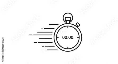 Speedy Stopwatch Capturing the Swiftness of Time with Precision and Dynamic Visuals