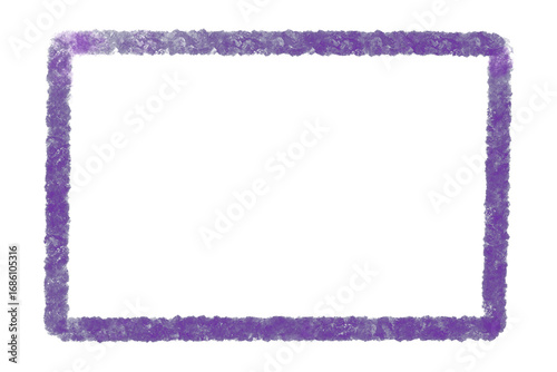Purple watercolor line frame
