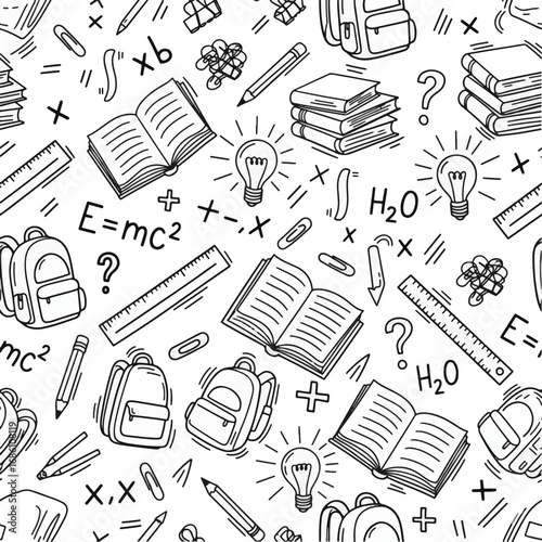 Education Science Doodle Vector