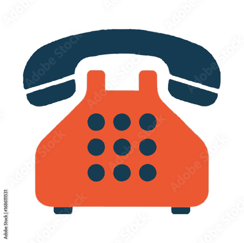 retro phone icon