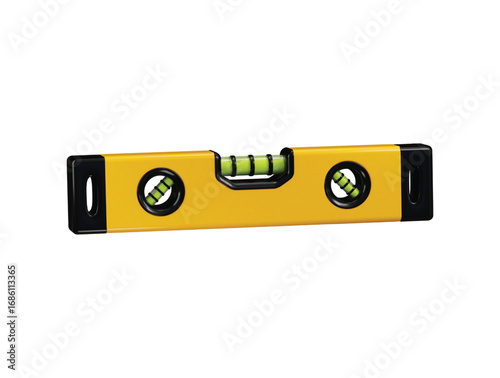 Spirit Level icon 3d render concept of measure Spirit Level repair construction tools icon vector illustration
