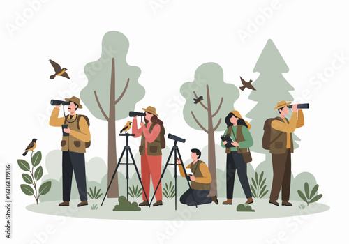 Skiers descending snowy mountain slope winter recreation