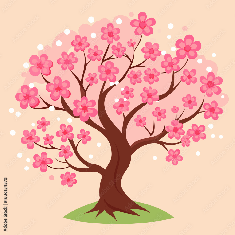 Fototapeta premium tree illustration