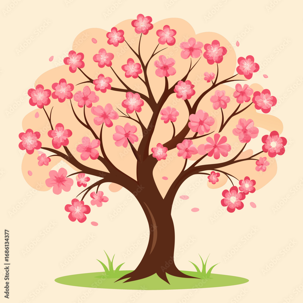 Fototapeta premium tree illustration