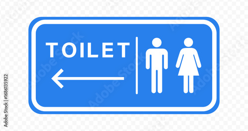 toilet sign vector illustration