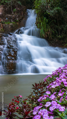 Amazing beautiful waterfalls in Dalat, Vietnam