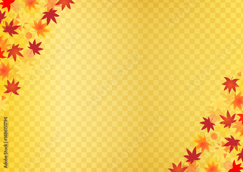 紅葉の和風な背景