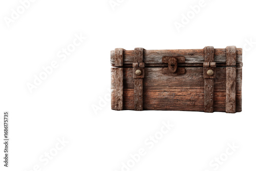 Wooden antique chest