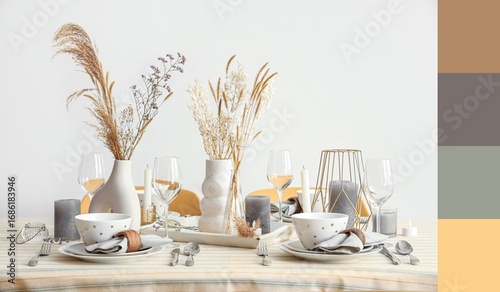 Elegant table setting with ...