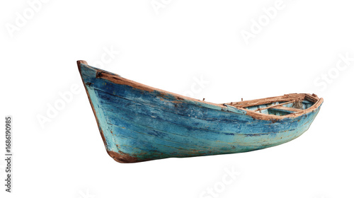 Old wooden fishing boat