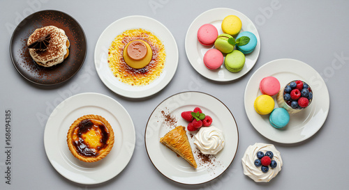 Wallpaper Mural Assortment of Delicious Desserts A Colorful and Tempting Treat for Any Occasion Torontodigital.ca