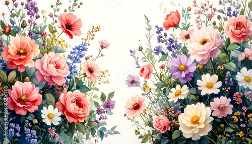 Floral bouquet illustration