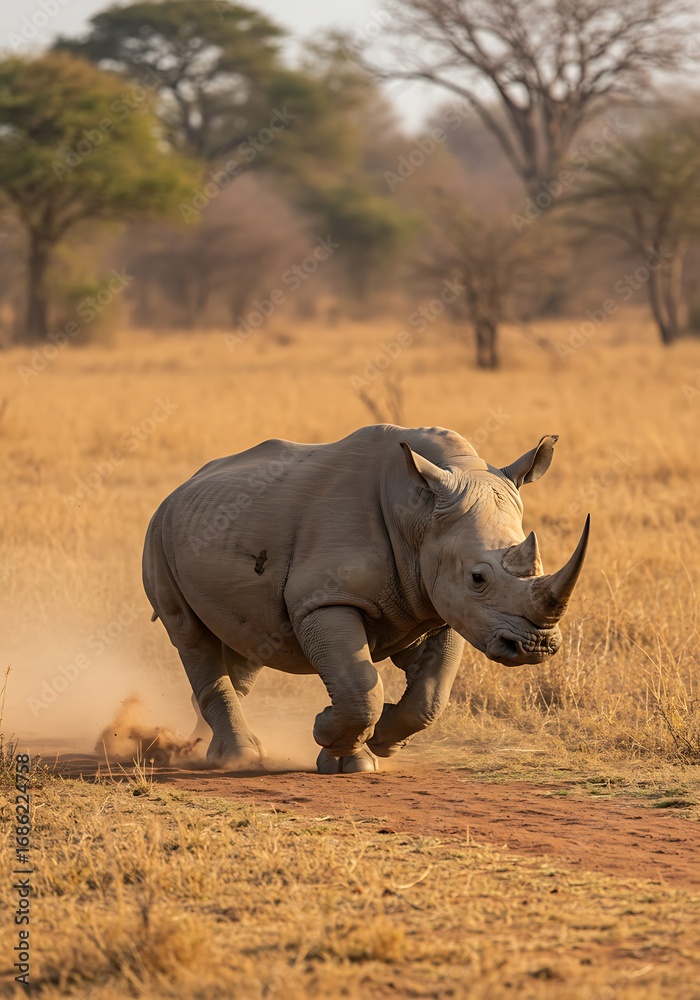 Obraz premium 夕焼けの疾走