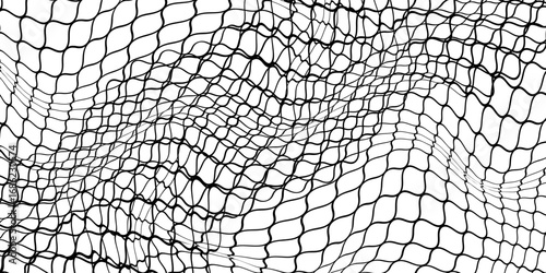 Net pattern. Rope net vector silhouette. Soccer, football, volleyball, tennis and tennis net pattern. Fisherman hunting net rope texture / pattern.