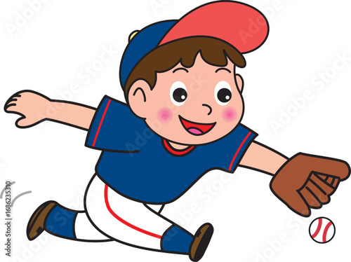 少年野球の守備
