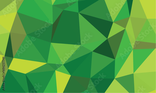 Abstract Geometric Green Polygon Background Texture Pattern Design Art