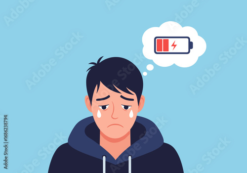 Feeling drained and exhausted the struggle of low energy and mental fatigue is overwhelming