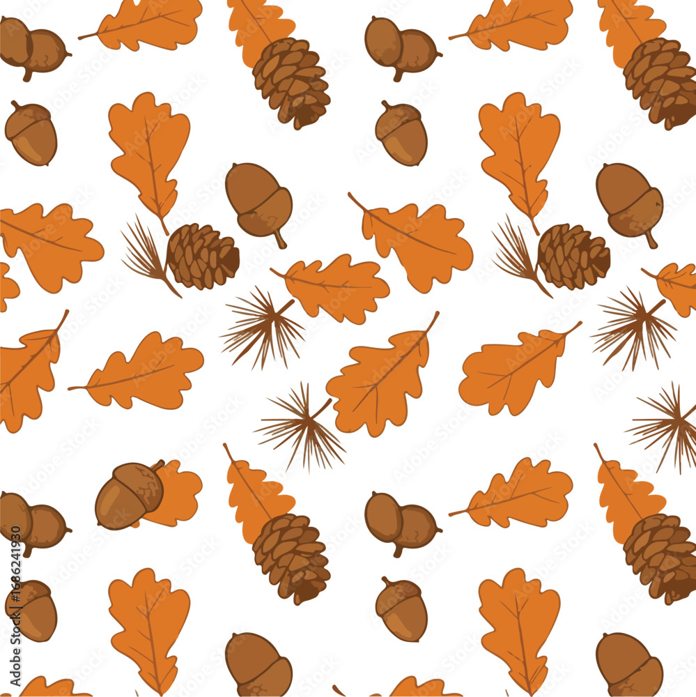 Obraz premium ~temp_image_Hand_Draw_Autumn_Oak_seed227367_1756355639430_2