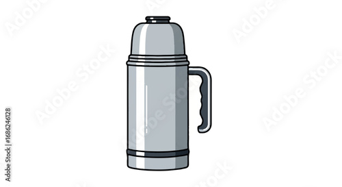 Insulated Thermos Bottle for Hot and Cold Beverages 1.