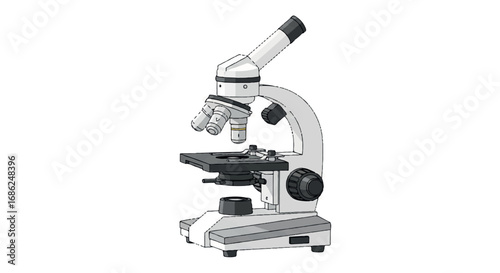Microscope for Scientific Research and Education.