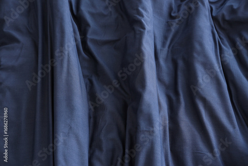 Dark blue fabric texture wi...