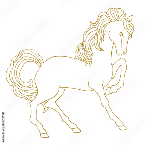 馬のベクターイラスト素材