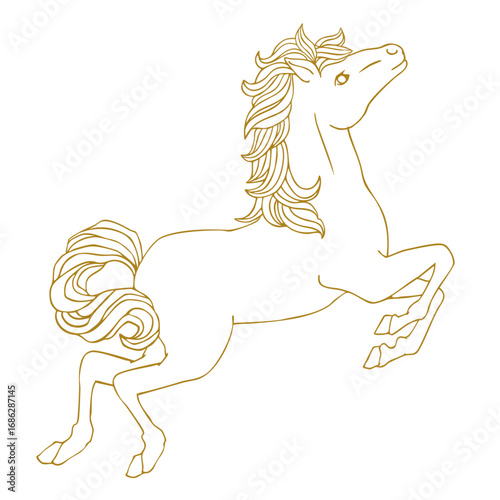 馬のベクターイラスト素材