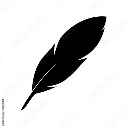 Black Feather Silhouette