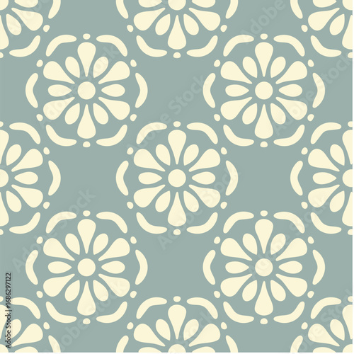Floral Seamless Pattern Vector Backgrond