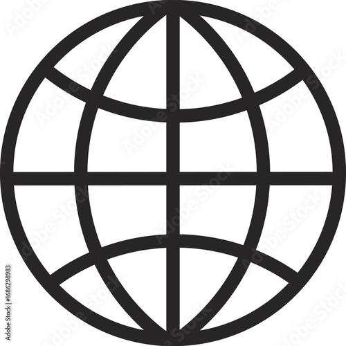 earth globe icon 