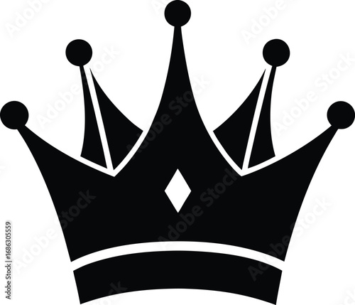 set of crowns vector