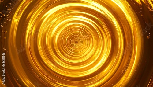 Golden swirling concentric circles (1)