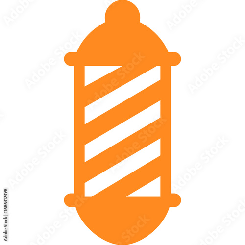 Simple Barber Pole Graphic