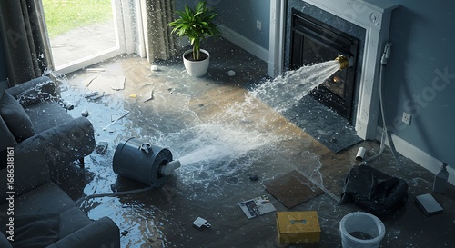 浸水、静寂の調べ