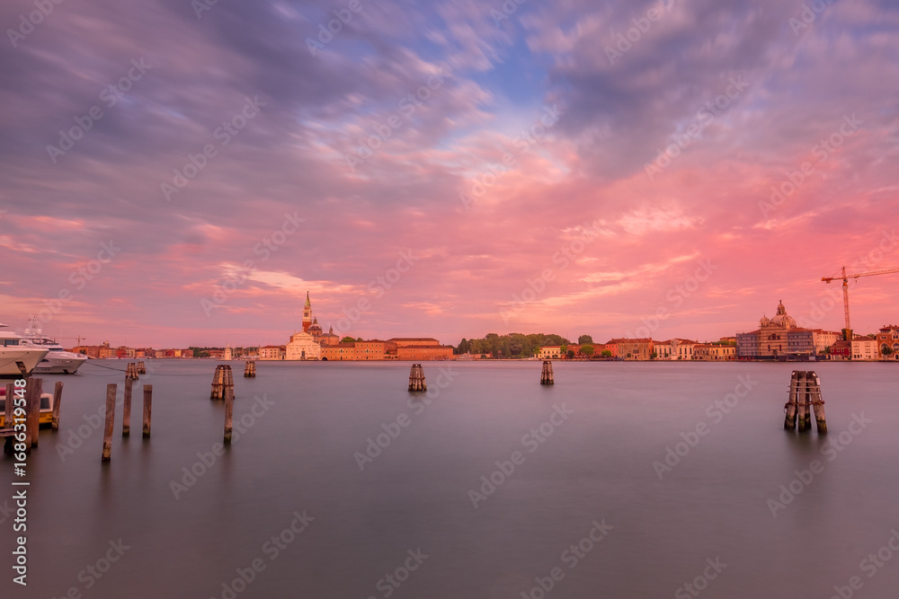 Fototapeta premium sunset in venice