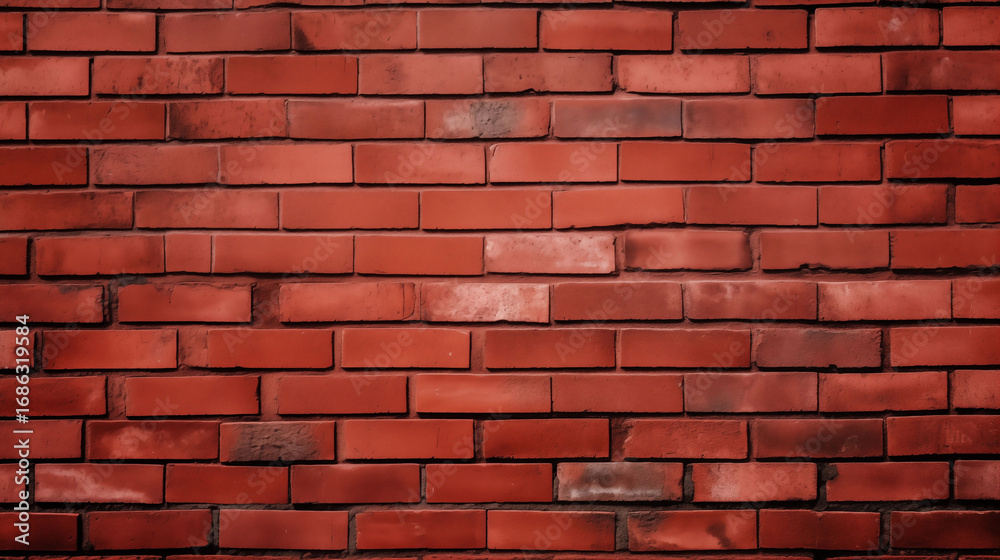 Fototapeta premium Old brick wall texture for architecture and interior design. Realistic high quality background element
