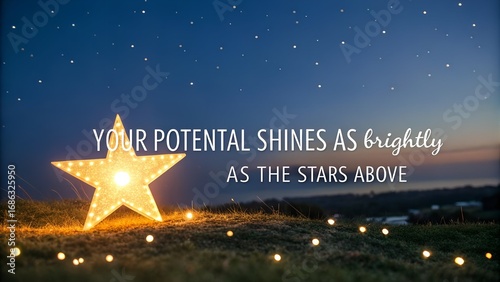 Your Potential Shines Brightly Like The Stars Above.