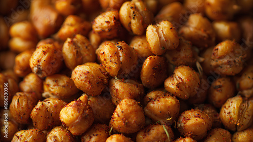 Roasted chickpeas with spices
