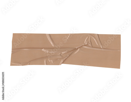Brown Crumped tape Cutout