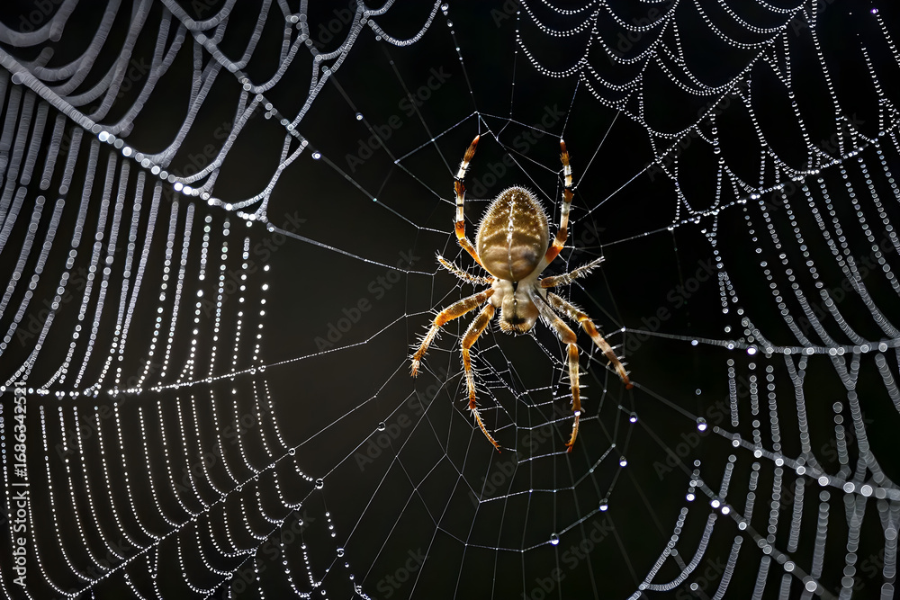 Obraz premium spider on web