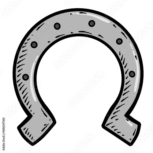 horseshoe vector illustration