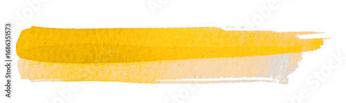yellow watercolor background. Artistic hand paint. Isolated on transparent background.