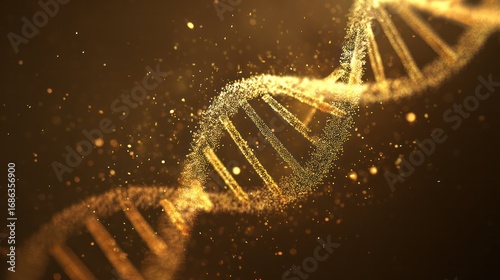 The DNA helix woven from mathematical formulas wraps all known life within it.