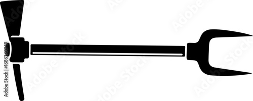 Halligan bar isolated on white background