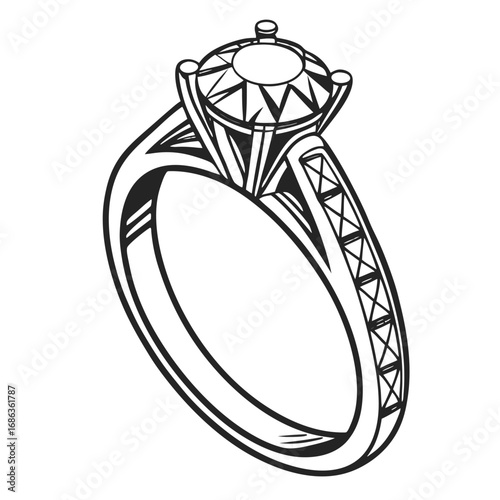 diamond ring with diamonds