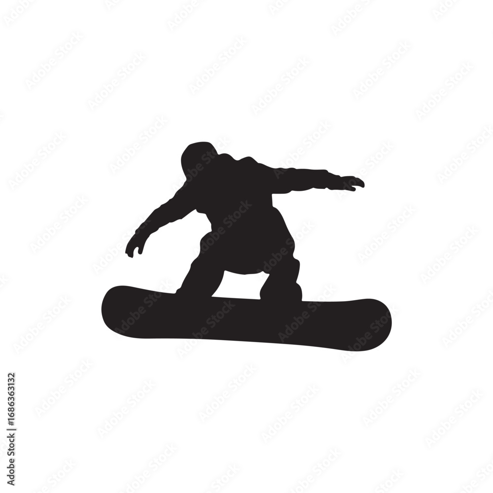 Obraz premium Snowboarding Vector (3).eps